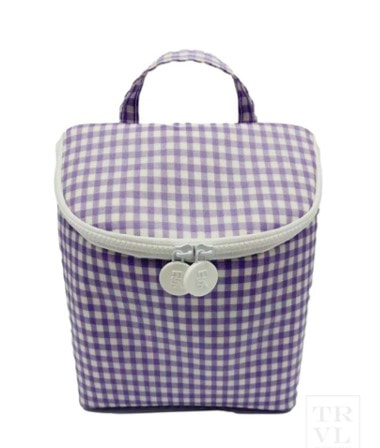 Checkered Insulated Lunch Bag, Waterproof Picnic Bag, Ice Bag
