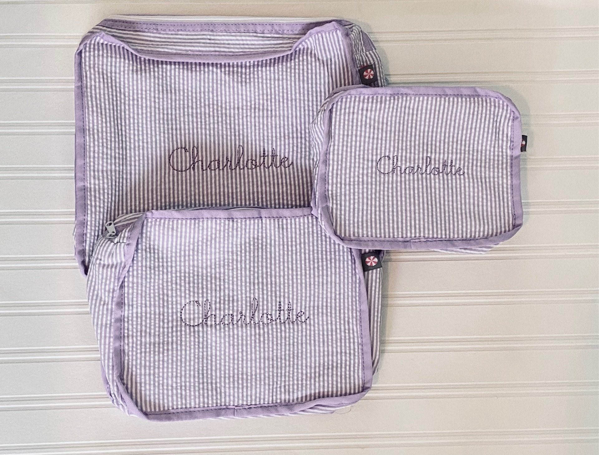 6-Bag Monogrammed Packing Bags for Travel