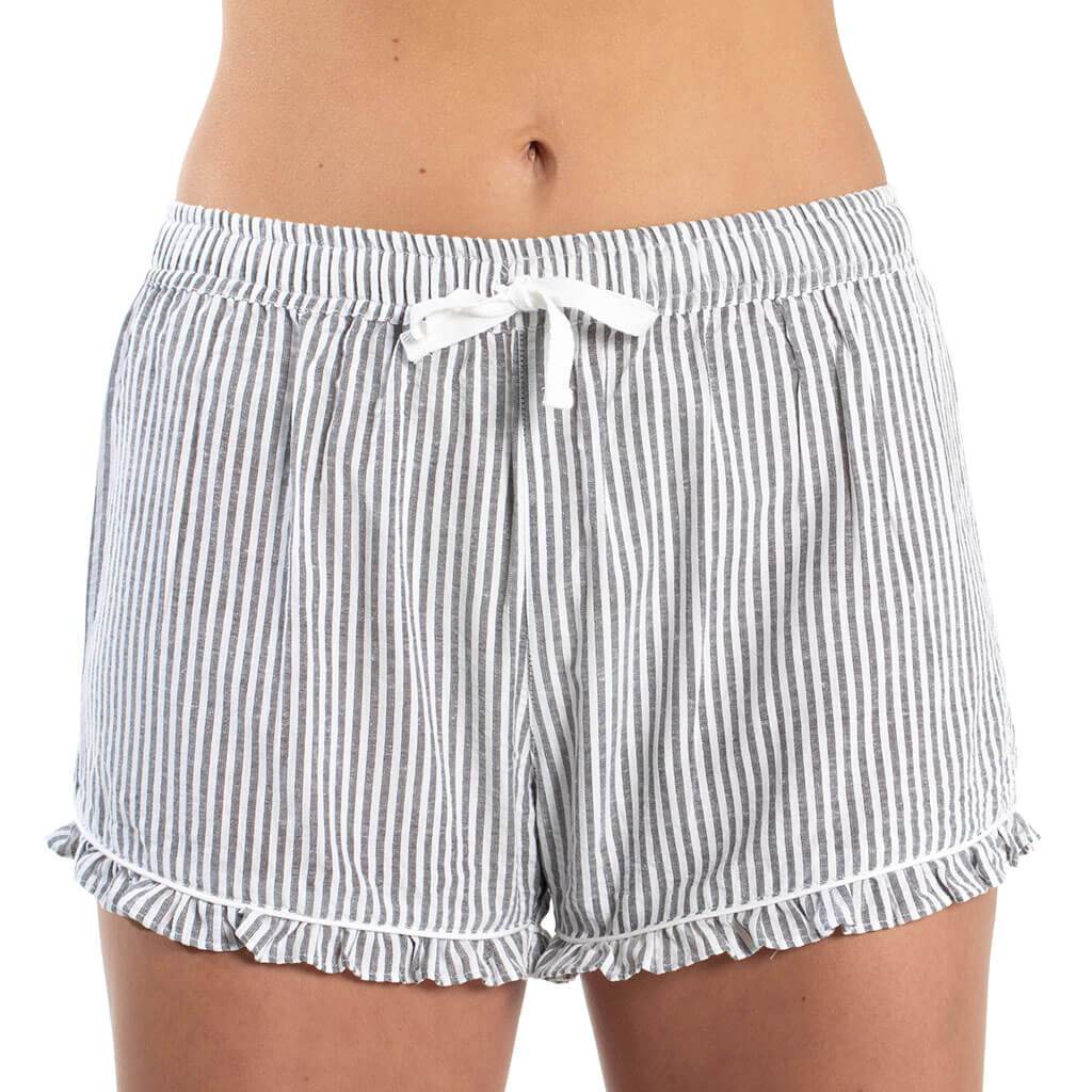 Pajama Set Shorts - Custom Monogram PJ Shorts Set –